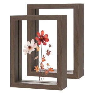 M METERXITY 2�p�b�N�̖ؐ��v���X�t�����[�t���[���A3.5 x 5�C���`�̃_�u���A�N���������s�N�`���[�t���[���A�h���C�t�����[/�e�[�u���g�b�v/ DIY/��|�p[�E�H�[���i�b�g�J���[]