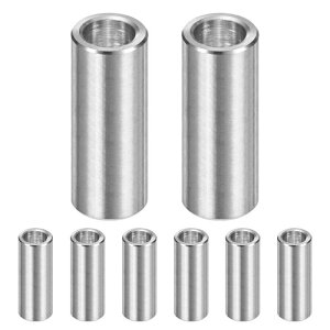 M METERXITY 8PCS M8 304�X�e�����X�X�`�[���X�y�[�T�[ 8mm ID x 12mm OD x 30mm l ���^���X�N�����[�X�^���h�I�t�u�b�V���O ��s�@�d�グ ���E���h�X�y�[�T�[ 304�X�e�����X�X�`�[�� �X�N�����[�{���g�p 