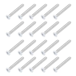 uxcell M2 x 16mm �t���b�g�J�E���^�[�V���N�w�b�h�}�V���X�N�����[ 304�X�e�����X�X�`�[�� �t���X���b�h �t�B���b�v �X�h���C�u �N���X�X�N�����[ �Ƌ�ڑ� �d�����i�i�z���C�g�A20����j