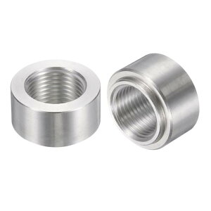 uxcell 2�̃��X�pM16x1.5�n�ڃt�B�b�e�B���O�A0.96�C���`�̊O�a×0.65�C���`�̒����̃A���~�j�E�������X�p�n�ڃo���O�t�B�b�e�B���O�A�X�e�b�v�o���O���t���t�B�b�e�B���O�A�V���o�[�g�[��