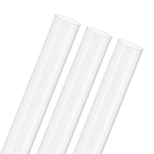 M METERXITY 3�p�b�N�̃N���A�v���X�`�b�N�`���[�u 23 mm[0.91"] ID x 25mm[0.98"] OD ���Ռ������|���J�[�{�l�[�g�ۃp�C�v ������/�Ɩ�/������/�͌^�p �v���X�`�b�N�`���[�r���O [305mm/12IN]