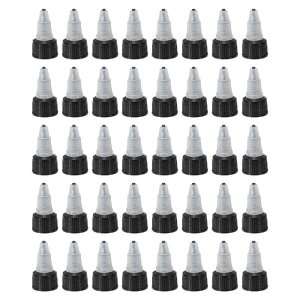 PATIKIL 18/410�c�C �X�g�{�g���L���b�v 40�� �v���X�`�b�N���u�G�b�W�X�N �C�[�Y�{�g�������L���b�v �t�H�[���K�X�P�b�g�t�� �y�C���g�W�ڒ��܃f�B�X�y���T�[�p �N���A��