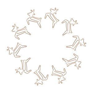 GLIDESMOOTH �y�[�p�[�N���b�v �����N���b�v ���� �u�b�N�}�[�N ���ސ���/���ҏ�/�t�/�莆/�������p ���[�� �I�t�B�X ���� �F���L�x �X�^�C�������l �I�t�B�X�p�i 10�Z�b�g �� ���[�Y�S�[��