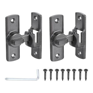 PATIKIL 2�� �[�� �h�A���b�N 90/180�x �Z�L�����e�B�t���b�v�X���C�f�B���O�h�A���b�` ���������� �����ȃt���b�v�Q�[�g���b�`�n�[�h�E�F�A �L���r�l�b�g �� �o�X���[�� �K���[�W�p �O���[