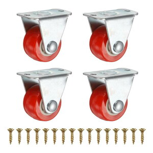 PATIKIL 1�C���`�Œ�L���X�^�[�z�C�[��PVC�x�A�����O�Ȃ����^���]�L���X�^�[�z�C�[���Ƌ�����o�����[�{�b�N�XDIY�v���W�F�N�g�p - 4�i�ԁj