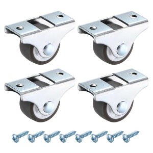 PATIKIL 1�C���`�Œ�L���X�^�[�z�C�[�� TPR�x�A�����O�Ȃ� �����Ȕ��]�L���X�^�[�z�C�[�� �Ƌ�����o�����[�{�b�N�XDIY�v���W�F�N�g�p ���^���g�b�v�v���[�g�t��-4�i���F�j