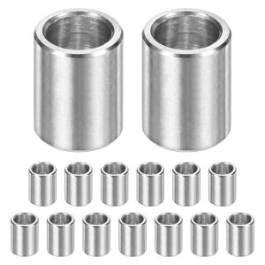 M METERXITY 15PCS M7 304XeXX`[Xy[T[7mm ID x 10mm OD x 13 mm l ^XN[X^hItubVOs@dグEhXy[T[304XeXX`[plW{gVo[