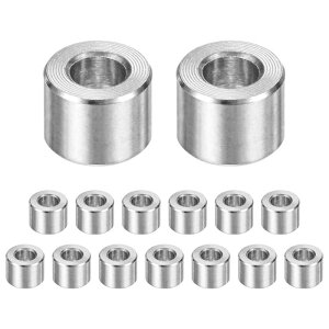 M METERXITY 15PCS M4 304�X�e�����X�X�`�[���X�y�[�T�[4mm ID x 8mm OD x 6mm l ���^���X�N�����[�X�^���h�I�t�u�b�V���O��s�@�d�グ���E���h�X�y�[�T�[304�X�e�����X�X�`�[���p�l�W�{���g�V���o�[