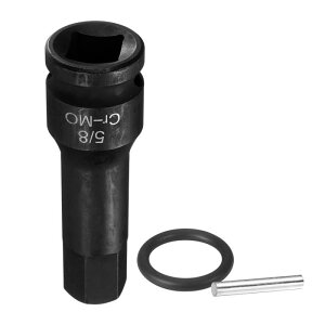 uxcell 1/2 �h���C�u �C���p�N�g �w�b�N�X �r�b�g �\�P�b�g 5/8  SAE CR-MO �X�`�[�� 6 �|�C�� �g �\�P�b�g �R�b�^�[�s���t�� �p���[�h�����h���C�o�[�A�_�v�^�[