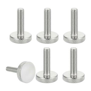 uxcell 6�� M6 x 20mm �܂݂˂� ���[���b�g 304�X�e�����X�| �m�M�X�p�Œ�l�W �t���b�g�w�b�h ���g���b�N�˂��R�t���{���g �ɂݖh�~ ��� �X���b�g�J�t�@�X�i�[ �������b�N �H�� ����@��p