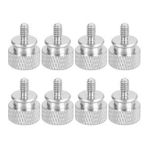 uxcell 8 #6-32 UNC A~TXN[ 12x16mm(ODxH) Rs[^[P[XTXN[ PCTChpl }U[{[htplW Vo[