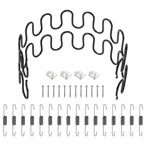 uxcell 2Pcs 17.7" EH[ Xg[gXvOLbg J[{|̂݃NbVCLbgA[`XvO oXtbN SXvONbv \t@NCjO`FAp