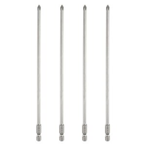 uxcell 4pcs #1 �v���X �X�N�����[�h���C�o�[�r�b�g PH1 1/4 �w�b�N�X�V�����N 8 (200mm) ���� 0.18 ���b�h �}�O�l�e�B�b�N �N���X�w�b�h �h�����r�b�g S2 �X�`�[�� �C���_�X�g���A�� �X�N�����[�h���C
