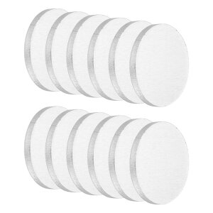 uxcell 12�̃A���~�f�B�X�N ���a1�C���`�i25.4mm�j ����0.08�C���`�i2mm�j 1060�A���~�j�E���T�[�N���v���[�g ���^���X�^���s���O�p�̊ۂ��V�[�g