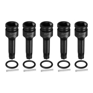 uxcell 5�� 1/2 �h���C�u �g���N�X �r�b�g �\�P�b�g T60 �C���p�N�g 6�|�C�� �g �X�^�[�r�b�g �\�P�b�g CR-MO �X�`�[�� �R�b�^�[�s���� O�����O�t�� �p���[�h���� �h���C�o�[ �K���[�W ���[�N�V���b