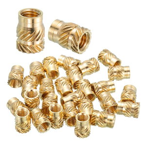 uxcell 28�̃l�W���݃C���T�[�g M5 x 9.5mm L x 7mm OD ���^�J ���g���b�N �j���[�����O �i�b�g �t�B�[���[�� �X���b�h �q�[�g�Z�b�g �C���T�[�g ���ߍ��݃i�b�g 3D�v�����g�R���|�[�l���g����уv