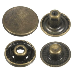uxcell 60�Z�b�g�̃v���X�X�^�b�h�L���b�v�{�^��15mm���^���X�i�b�v�t�@�X�i�[�A���C�{�^���o�b�O���U�[�}�����{�[�g�L�����o�X�p �u�����Y �X�^�C��831