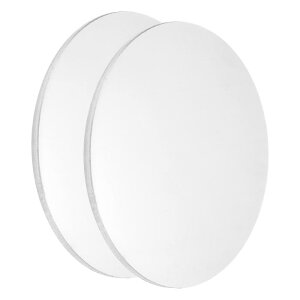 uxcell 2Pcs �A���~�f�B�X�N ���a4"(100mm) ����0.16"(4mm) 1060�A���~�j�E���T�[�N���v���[�g�ۃV�[�g���^�p