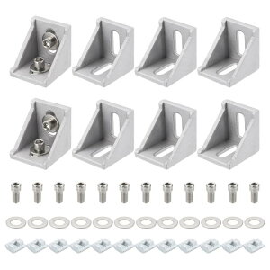 uxcell Vo[A~jEovt@CRlN^[Zbg 4040AV[Y TXbg L^ R[i[u Pbgn[hEFA 8mmANZT[p 8Zbg