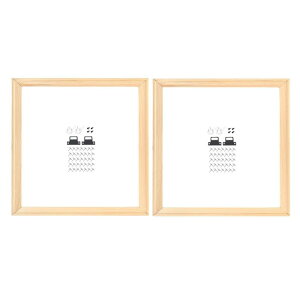 uxcell 2��DIY�L�����o�X�X�g�����`���[�o�[ 18 x 18�C���`�L�����o�X �t���[���ؐ��t���[���L�b�g �I�C���y�C���g�v�����g�|�X�^�[�p�̊��ȃX�g�����`���[�t���[��