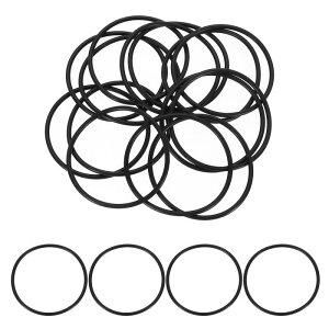 uxcell 25 AS-137 OO jgSOO 2-1/16" ID 2-1/4" OD 3/32"  EhV[KXPbg ԋ@BzǃV[OCp (70f[^[ )