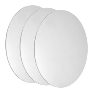 uxcell 3�̃A���~�f�B�X�N ���a6�C���`�i150mm�j ����0.1�C���`�i2.5mm�j 6061�A���~�j�E���T�[�N���v���[�g ���^���X�^���s���O�p�̊ۂ��V�[�g