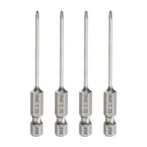 uxcell 4�� #0 �\�����t���l�W�h���C�o�[�r�b�g PH0 1/4 �w�b�N�X �V�����N 2.6 (65mm) ���� 0.08 ���b�h �}�O�l�e�B�b�N �N���X �w�b�h �h���� �r�b�g S2 �X�`�[�� �C���_�X�g���A�� �X�N�����[�h���C