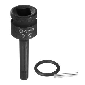 uxcell 1/2 �h���C�u �C���p�N�g �w�b�N�X �r�b�g �\�P�b�g 5/16  SAE CR-MO �X�`�[�� 6�|�C�� �g �\�P�b�g �R�b�^�[�s���t�� �p���[�h�����h���C�o�[�A�_�v�^�[
