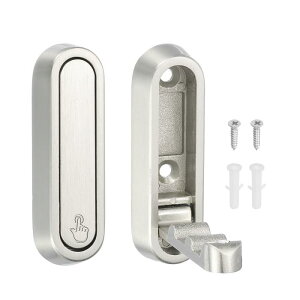 uxcell 2܂肽݃R[gtbNA2.87C`̏d܂肽ݎǃtbNی^Ǌ|^ItbNAALb`AցAN[[bgp̏ȃXy[XAu bVhjbP