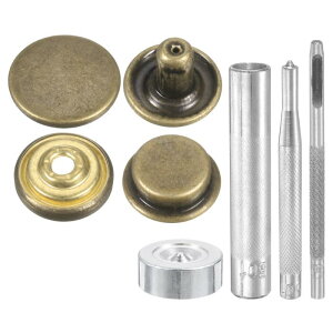 uxcell 24�Z�b�g�̃��U�[�X�i�b�v�t�@�X�i�[�L�b�g15mm���a�^�J�v���X�X�^�b�h�L���b�v�{�^��2.95"�������X�i�b�v�{�^��4�̎��t���H��t���R�[�g�o�b�O���U�[�}�����{�[�g�L�����o�X�p�u