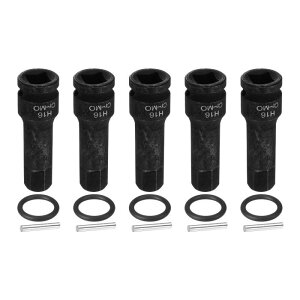 uxcell 5�� 1/2 �h���C�u �C���p�N�g �w�b�N�X �r�b�g �\�P�b�g 16mm ���g���b�N CR-MO �X�`�[�� 6�|�C�� �g �\�P�b�g �R�b�^�[�s���t�� �p���[�h�����h���C�o�[�A�_�v�^�[