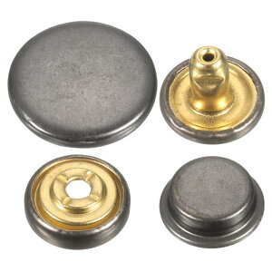 uxcell 60�Z�b�g�v���X�X�^�b�h�L���b�v�{�^��20mm���^���X�i�b�v�t�@�X�i�[�A���C�{�^���o�b�O���U�[�}�����{�[�g�L�����o�X�p �K�� �X�^�C��501