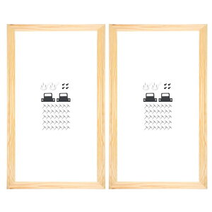 uxcell 2��DIY�L�����o�X�X�g�����`���[�o�[ 14 x 20�C���`�L�����o�X �t���[���ؐ��t���[���L�b�g �I�C���y�C���g�v�����g�|�X�^�[�p�̊��ȃX�g�����`���[�t���[��