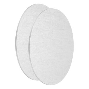 uxcell 2�̃A���~�f�B�X�N ���a2�C���`�i50mm�j ����0.04�C���`�i1mm�j 6061�A���~�j�E���T�[�N���v���[�g ���^���X�^���s���O�p�̊ۂ��V�[�g