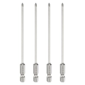 uxcell 4�� #0 �v���X �X�N�����[�h���C�o�[�r�b�g PH0 1/4 �w�b�N�X�V�����N 4.3 (110mm) ���� 0.1 ���b�h �}�O�l�e�B�b�N �N���X�w�b�h �h�����r�b�g S2 �X�`�[�� �C���_�X�g���A�� �X�N�����[�h���C