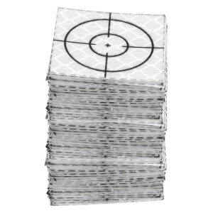 uxcell 80̑ʔ˃V[g30mm x 30mm ȔSʖڕW}[NXebJ[ g[^Xe[V˃V[ge[v Dp Vo[