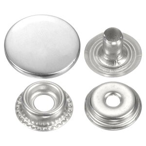 uxcell 60�Z�b�g�̃v���X�X�^�b�h�L���b�v�{�^��20mm���^���X�i�b�v�t�@�X�i�[�A���C�{�^���o�b�O���U�[�}�����{�[�g�L�����o�X�p �V���o�[ �X�^�C��201