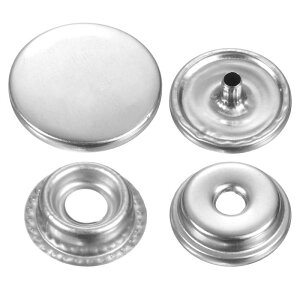uxcell 60�Z�b�g�̃v���X�X�^�b�h�L���b�v�{�^��17mm���^���X�i�b�v�t�@�X�i�[�A���C�{�^���o�b�O���U�[�}�����{�[�g�L�����o�X�p �V���o�[ �X�^�C��203