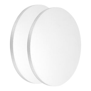 uxcell 2Pcs �A���~�f�B�X�N ���a4"(100mm) ����0.2"(5mm) 5052�A���~�j�E���T�[�N���v���[�g�ۃV�[�g���X�^���s���O�p