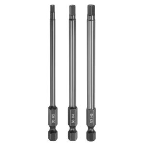 uxcell 3�� �t���b�g�w�b�N�X�w�b�h�h�����r�b�g H3/H4/H5 �}�O�l�e�B�b�N�`�b�v 1/4 �w�b�N�X�V�����N 100mm (4) ���� �~���[�|���b�V���h ���g���b�N�Z�p�X�N�����[�h���C�o�[�X�N�����[�h���C�o