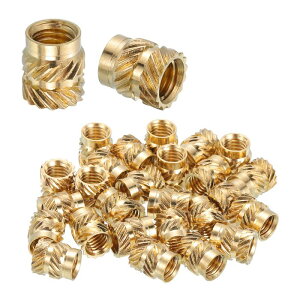 uxcell 28�̃l�W���݃C���T�[�g�AM5 x 8mm L x 7mm OD ���^�J���g���b�N�m�u�t���i�b�g���X�l�W���݃q�[�g�Z�b�g�C���T�[�g���ߍ��݃i�b�g�A3D�v�����g���i����уv���X�`�b�N�ޗ��p