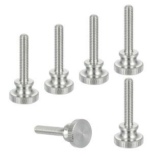 uxcell 6 M5 x 20mm [bg܂݂˂ 304XeX| mMXpŒlW tbgwbh gbN˂Rt{g ɂݖh~  XbgJt@Xi[ bN DIY H @