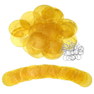 uxcell 20 JsXLk 5cm/2" ۂVRLk 2 ƃVo[Ot Lk J[eVFK[h DIYW G[Ntg EFfBOz[fR[Vp 