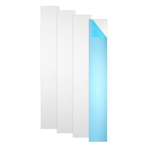uxcell 6061 T651�A���~�j�E���V�[�g���^�� 11.8 x 1.2 x 0.08�̒����`�t���b�g�v���[��A���~�j�E���v���[�g �V���O���v���e�N�e�B�u�t�B�����ŕ���ꂽ�M�����\��DIY�N���t�g�ƊE�����i�V���o