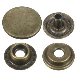 uxcell 60�Z�b�g�̃v���X�X�^�b�h�L���b�v�{�^��17mm���^���X�i�b�v�t�@�X�i�[�A���C�{�^���o�b�O���U�[�}�����{�[�g�L�����o�X�p �u�����Y �X�^�C��203