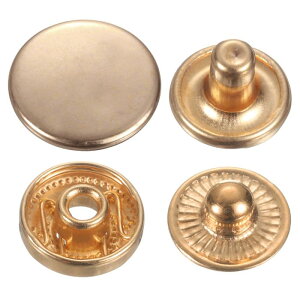uxcell 60�Z�b�g�̃v���X�X�^�b�h�L���b�v�{�^��15mm���^���X�i�b�v�t�@�X�i�[�A���C�{�^���o�b�O���U�[�}�����{�[�g�L�����o�X�p �� �X�^�C��831