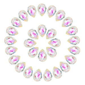 uxcell 36��3D�e�B�A�h���b�v���C���X�g�[���_�C�������h�l�C�����������|�C�� �g�o�b�NK9�K���X���C���X�g�[��������΃��C�L���O �N���t�g 10x14mm AB����