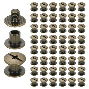 uxcell 50�Z�b�g �V�J�S�X�N�����[ M5 x 5mm 7mm ���� ���� �t�B���b�v �X �l�C�� ���x�b�g �X�^�b�h �X�N�����[ �{���g ���x�b�g �o�C���f�B���O �|�X�g �X�N�����[ DIY ���U�[ �x���g �o�b�O �N��