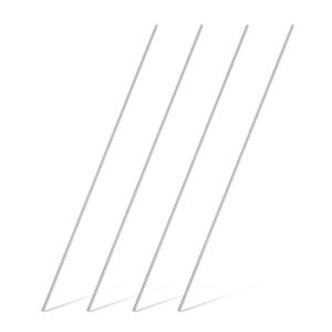 uxcell 4 316XeX|ۖ_3/16" Dia 19.7" \bhVtgbhϐHۍ|_݌ɍHƗpDIYvWFNg 5mm x 500mm Vo[