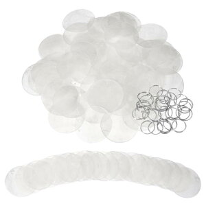 uxcell 60 JsXLk 5cm/2" ۂVRLk 2 ƃVo[Ot Lk J[eVFK[h DIYW G[Ntg EFfBOz[fR[Vp zCg